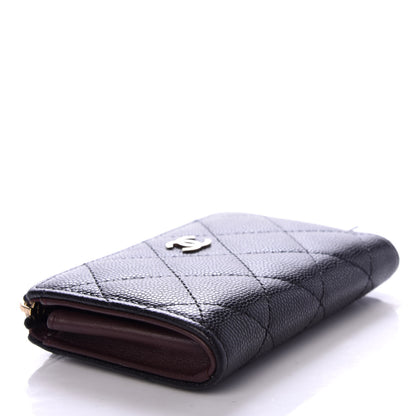 Chanel Caviar Quilted Key Holder Case Black 5 of 9