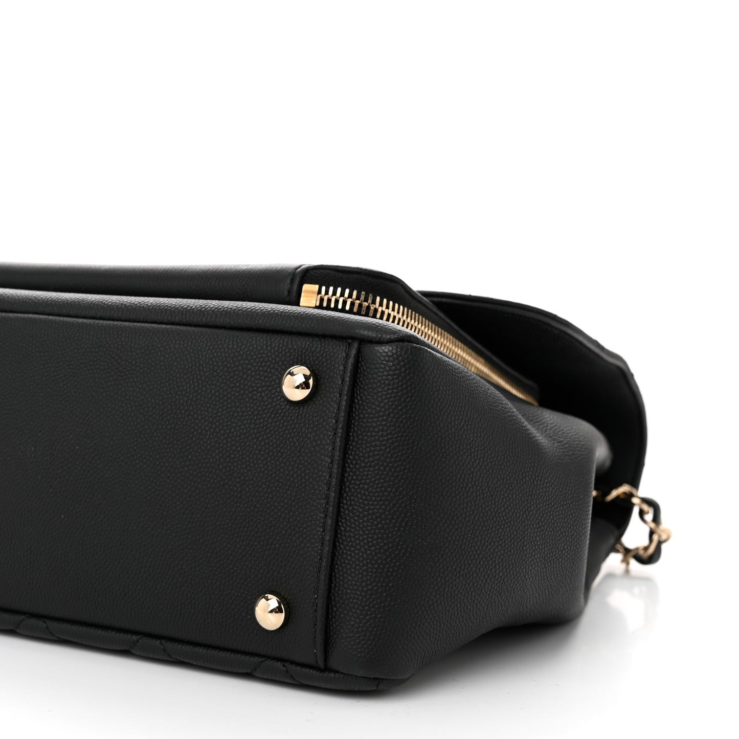 Caviar Quilted Large Business Affinity Flap Black