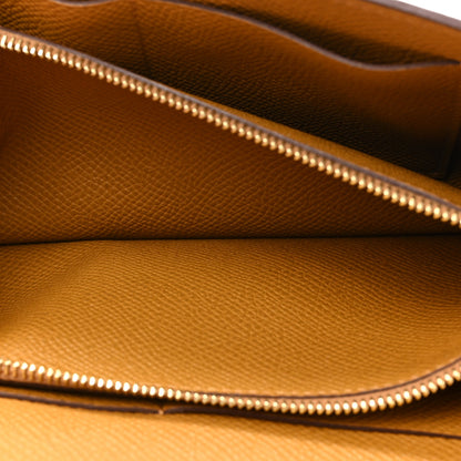 Hermes Epsom Verso Kelly Wallet To Go Nata Sesame 6 of 11