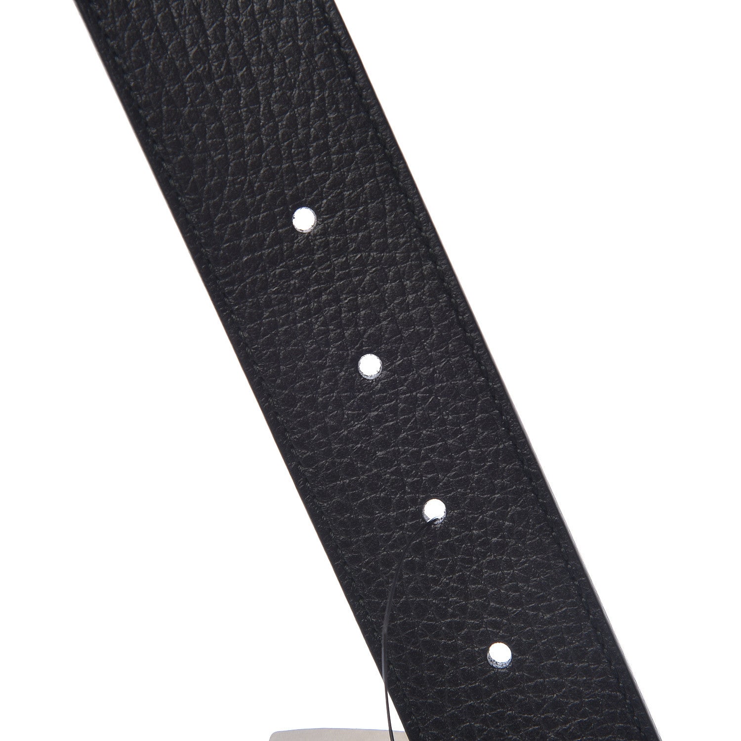 Gucci Calfskin Double G Reversible 37mm Belt 85 34 Black Cocoa 6 of 8