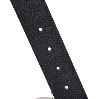 Gucci Calfskin Double G Reversible 37mm Belt 85 34 Black Cocoa 6 of 8