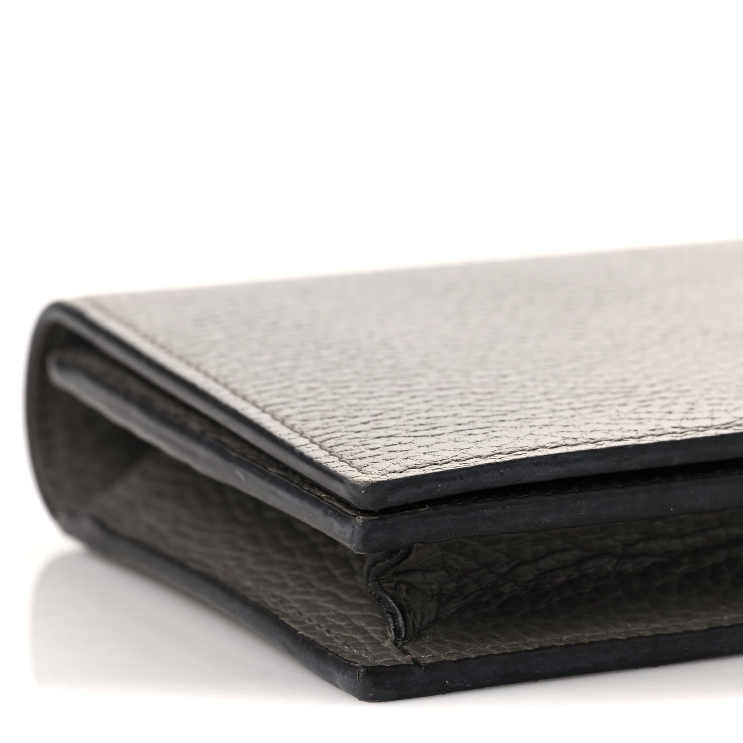 Dollar Calfskin Medium Betty Chain Wallet Loess