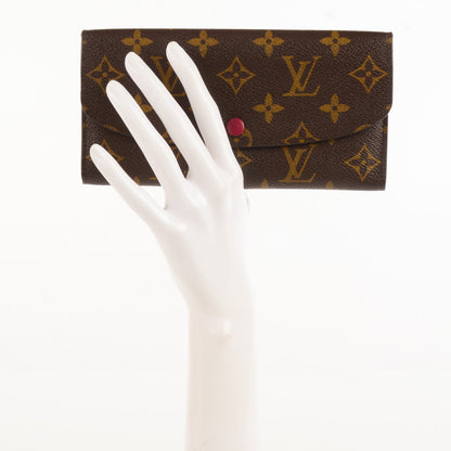 Louis Vuitton Monogram Emilie Wallet Fuchsia 2 of 8
