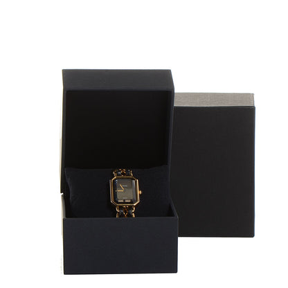 Chanel Stainless Steel Lambskin 20mm Chain Premiere Quartz Watch Gold L 7 of 7