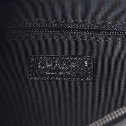 Chanel Calfskin Chain 20s Signe Waist Bag Black 6 of 11