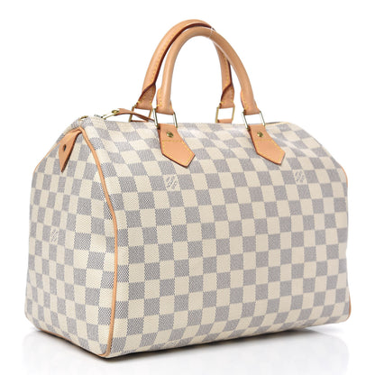 Louis Vuitton Damier Azur Speedy 30 3 of 11