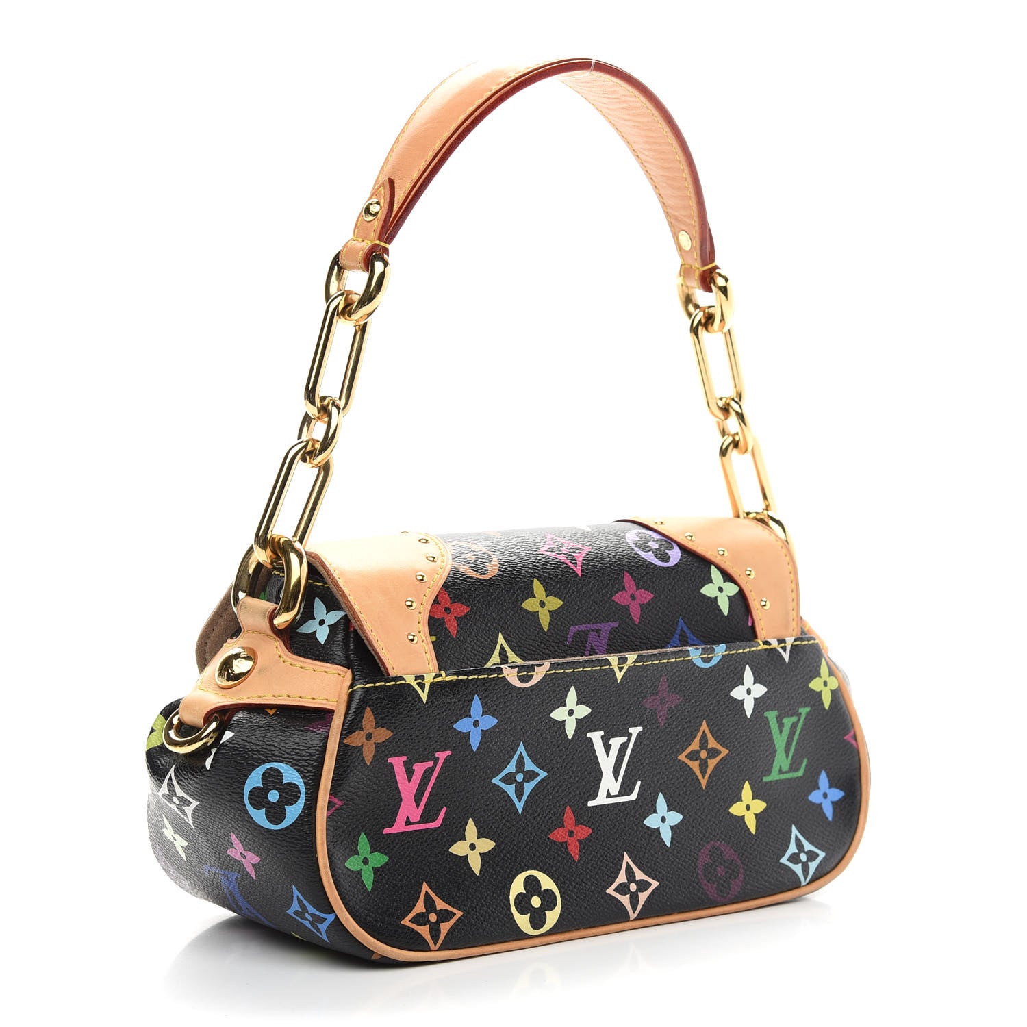 Louis Vuitton Monogram Multicolor Marilyn Black 3 of 10