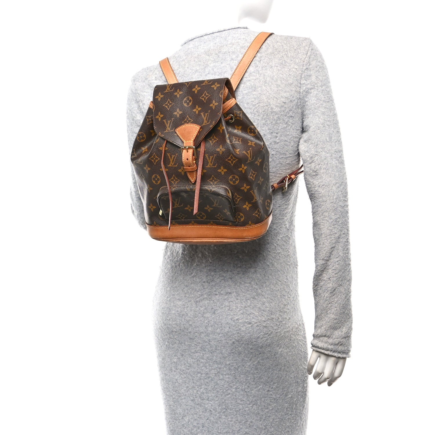 Louis Vuitton Monogram Montsouris MM Backpack 2 of 9