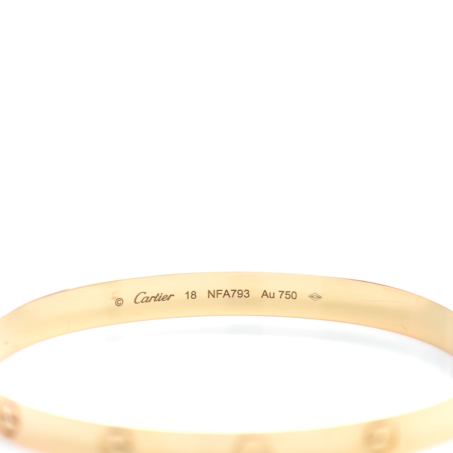 18K Yellow Gold LOVE Bracelet 18
