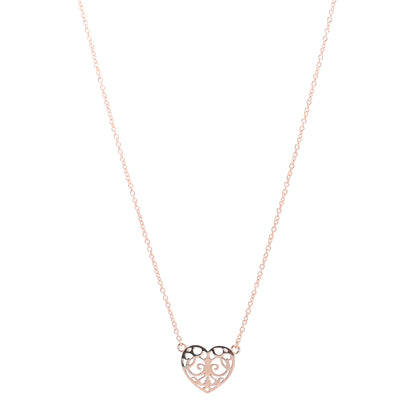 Tiffany Rubedo Mini Enchant Heart Pendant Necklace 1 of 4