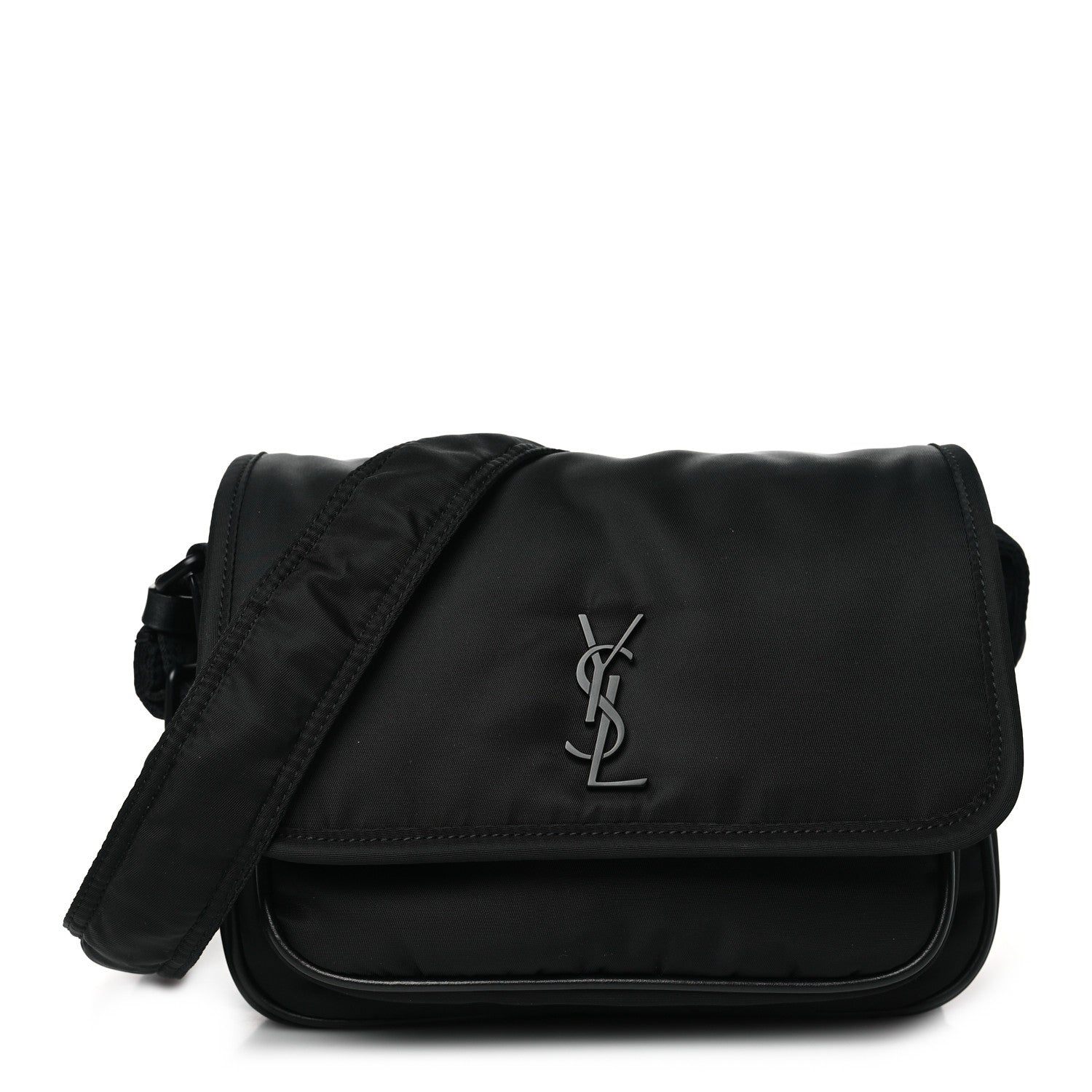 Saint Laurent Econyl Nylon Small Niki Messenger Black 1 of 10
