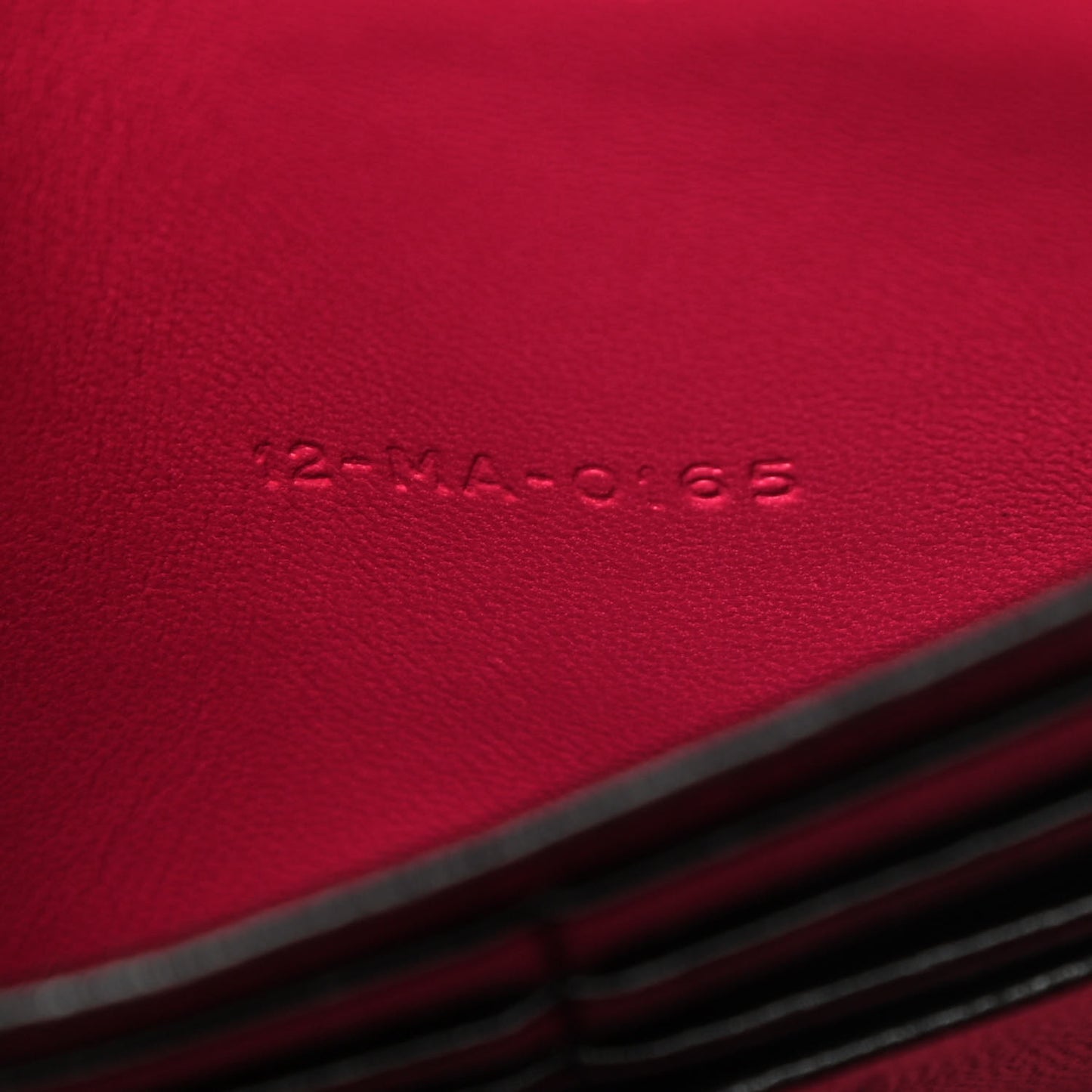 Lambskin Cannage Miss Dior Promenade Pouch Fuchsia