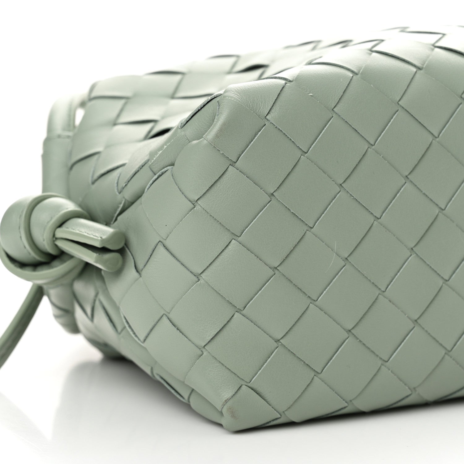 Bottega Veneta Nappa Intrecciato Loop Top Handle Camera Bag New Sauge 9 of 10