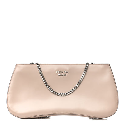 Prada Soft Calf Chain Clutch Cammeo 1 of 19