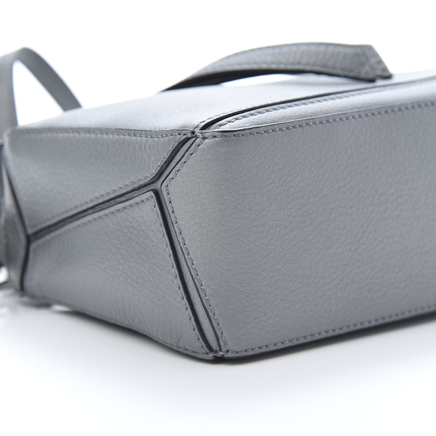 Calfskin Mini Puzzle Bag Gunmetal