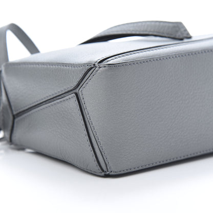 Loewe Calfskin Mini Puzzle Bag Gunmetal 9 of 10