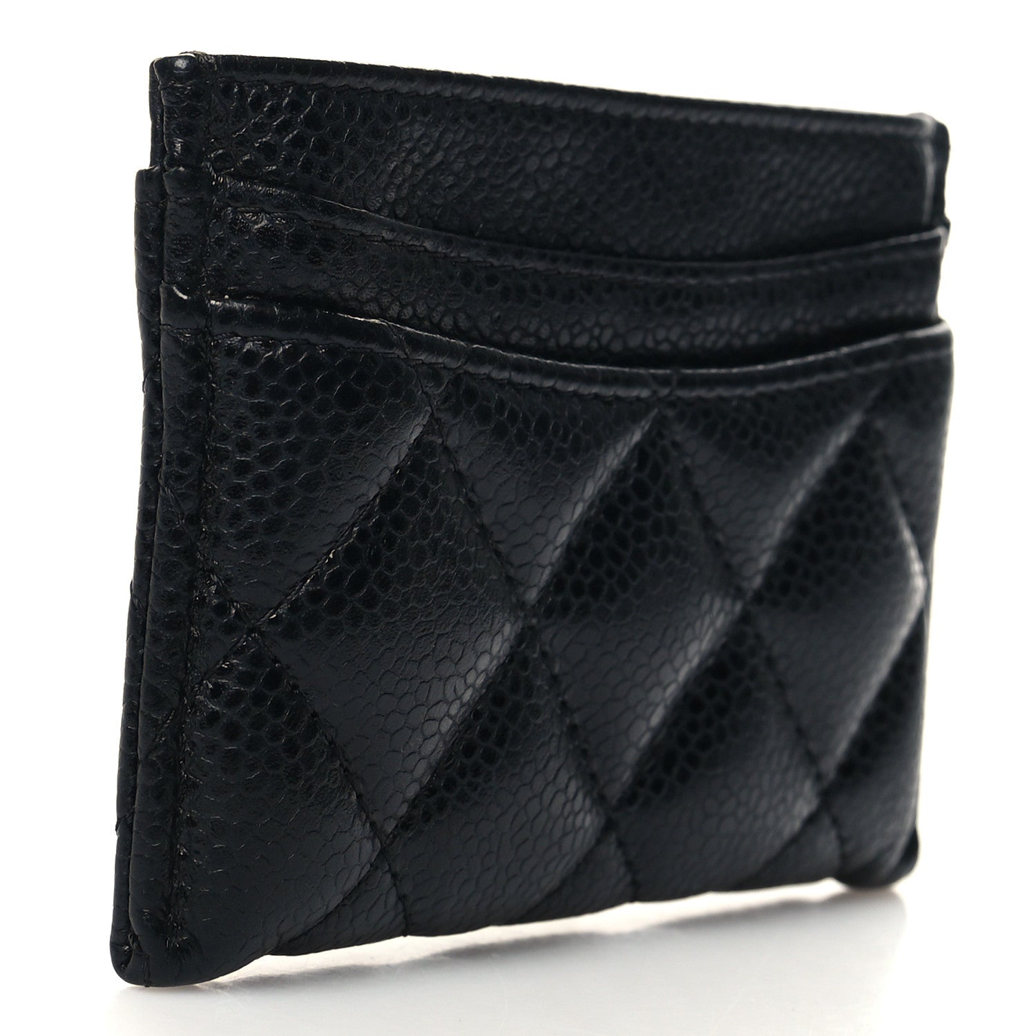Chanel Caviar Quilted Card Holder Black 3 of 9