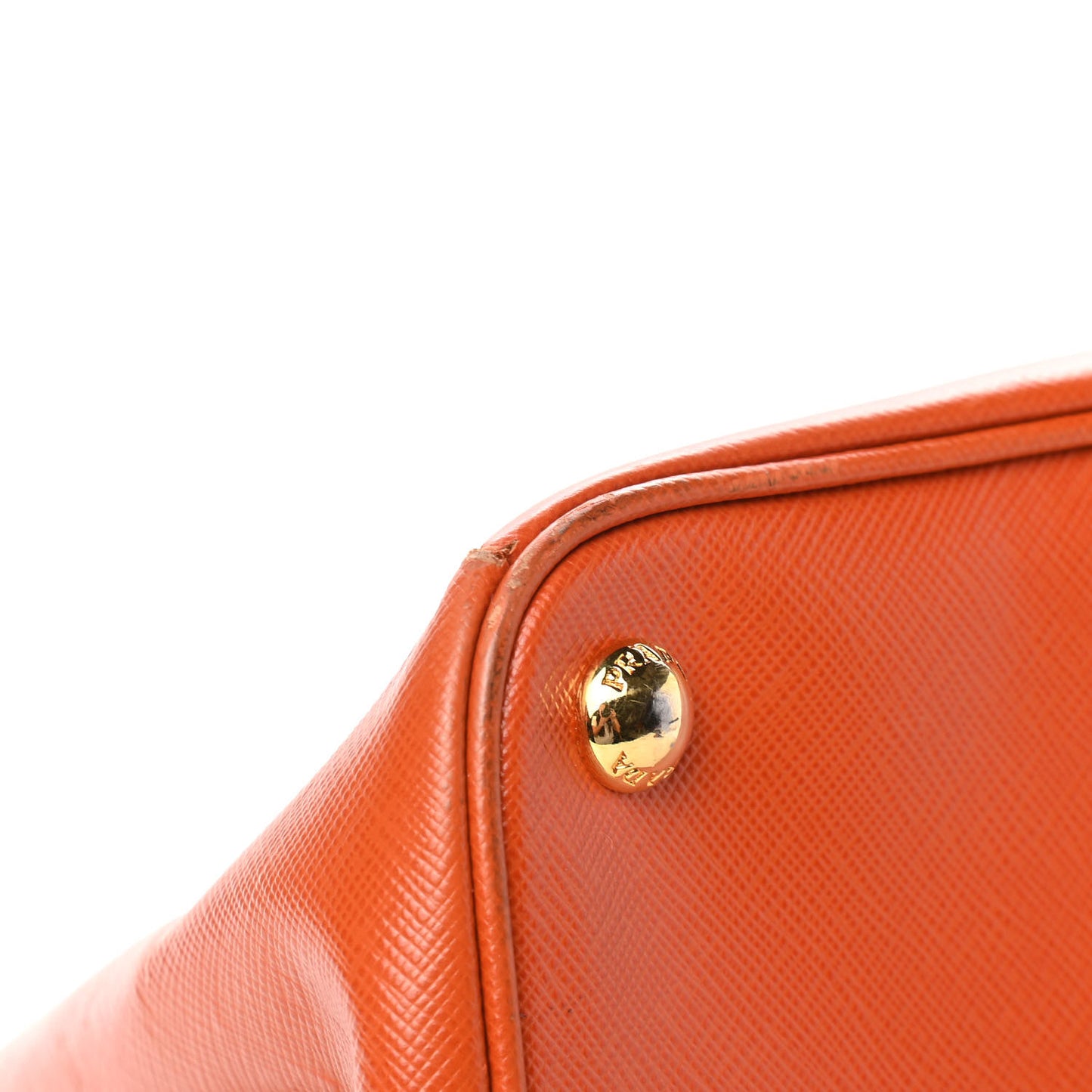 Saffiano Lux Large Tote Papaya