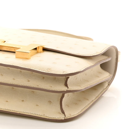 Hermes Ostrich Constance 18 Beton 10 of 11