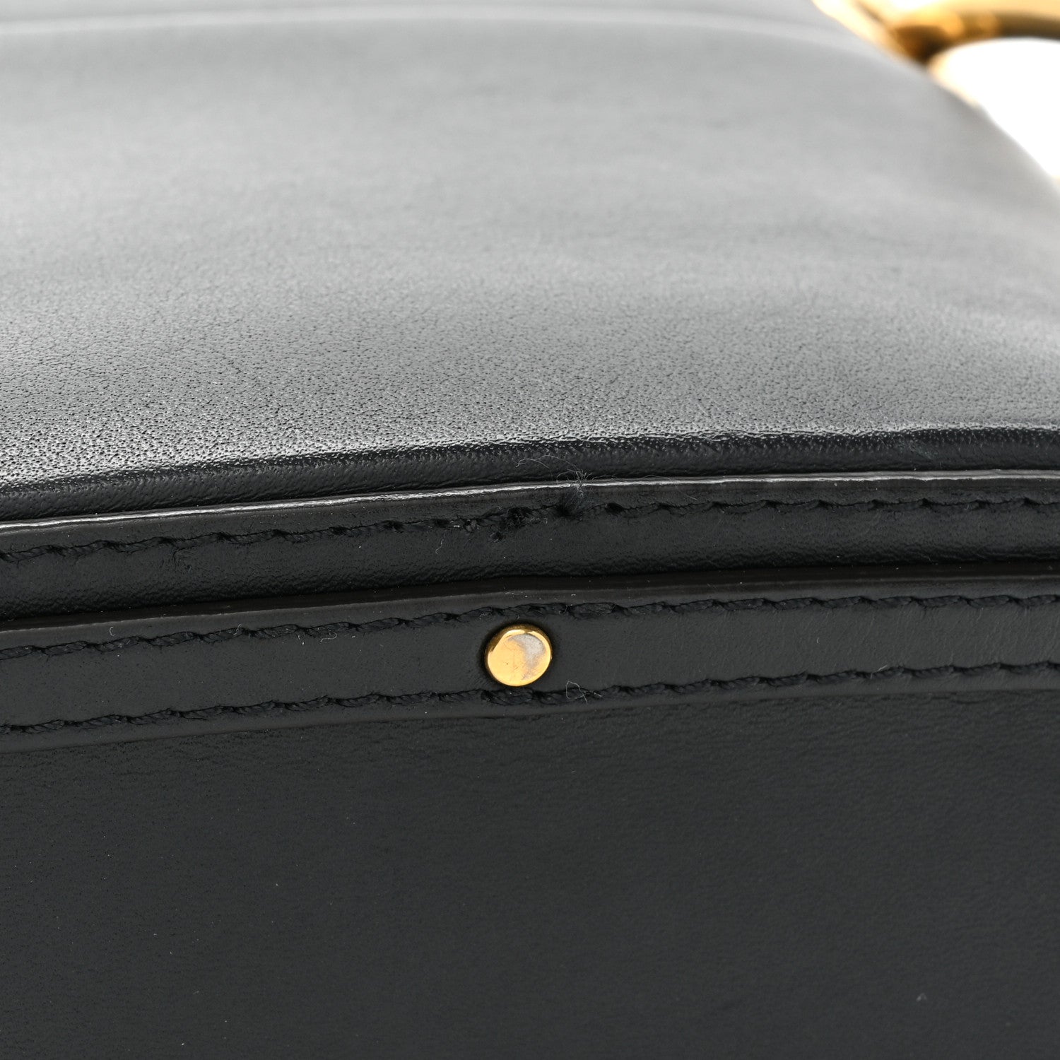 Chloe Smooth Calfskin Logo Mini Roy Bucket Bag Full Blue 9 of 11