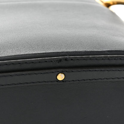 Chloe Smooth Calfskin Logo Mini Roy Bucket Bag Full Blue 9 of 11