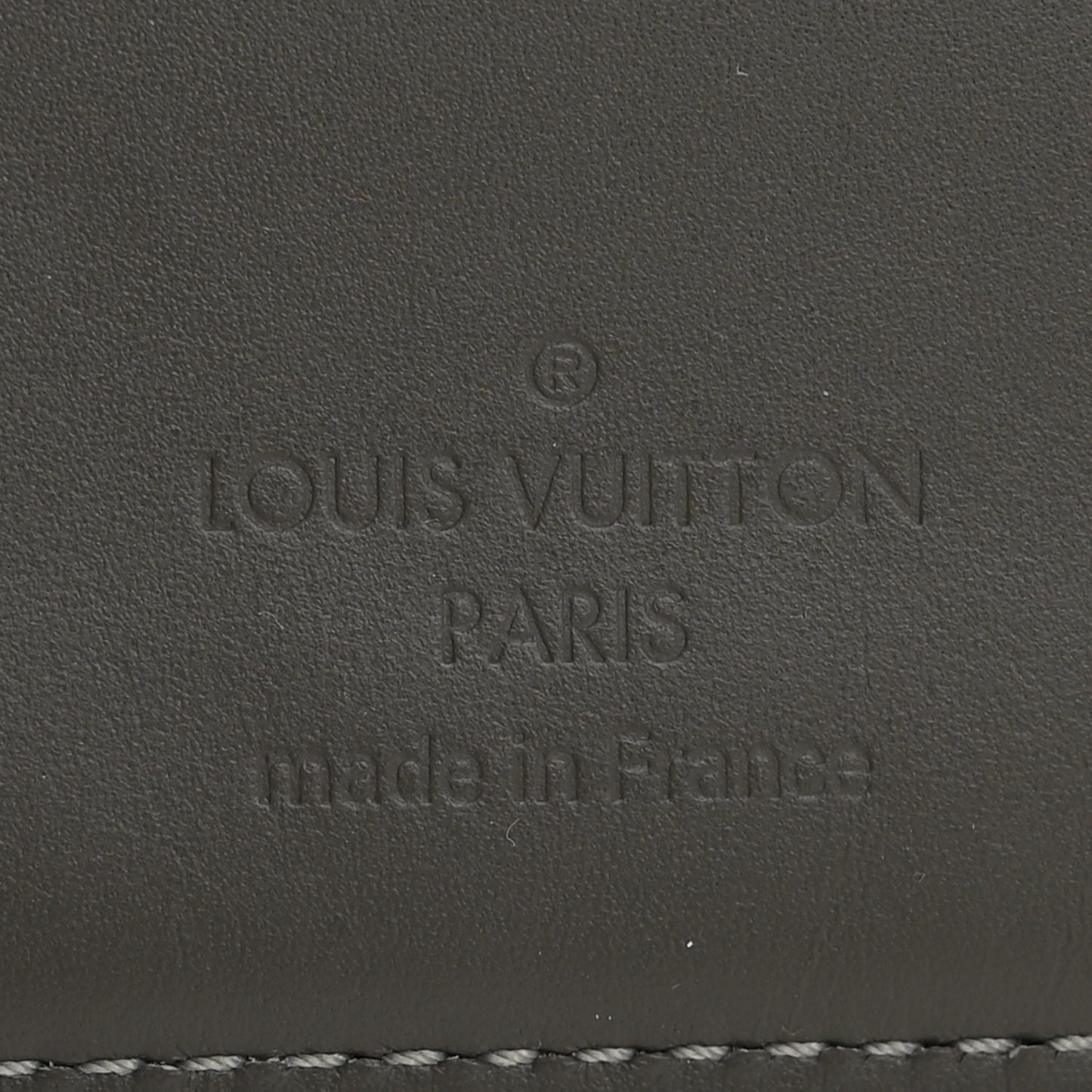 Vernis French Purse Wallet Gris Art Deco