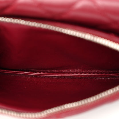 Chanel Lambskin Quilted Mini Mineral Nights Flap Crossbody Bag Dark Red 6 of 11