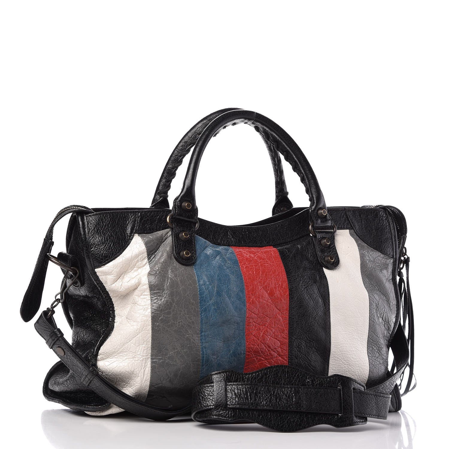 Balenciaga Agneau Arena Multicolore Classic Hardware City Grey White Black Red Blue 3 of 9
