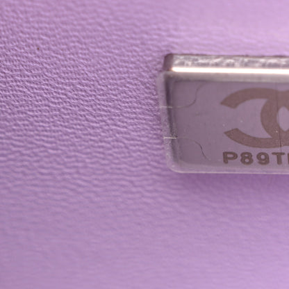 Chanel Caviar Quilted Medium Boy Flap Light Purple 7 of 11