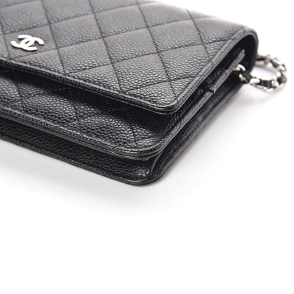 Chanel Caviar Quilted Wallet On Chain WOC Black 6 of 11