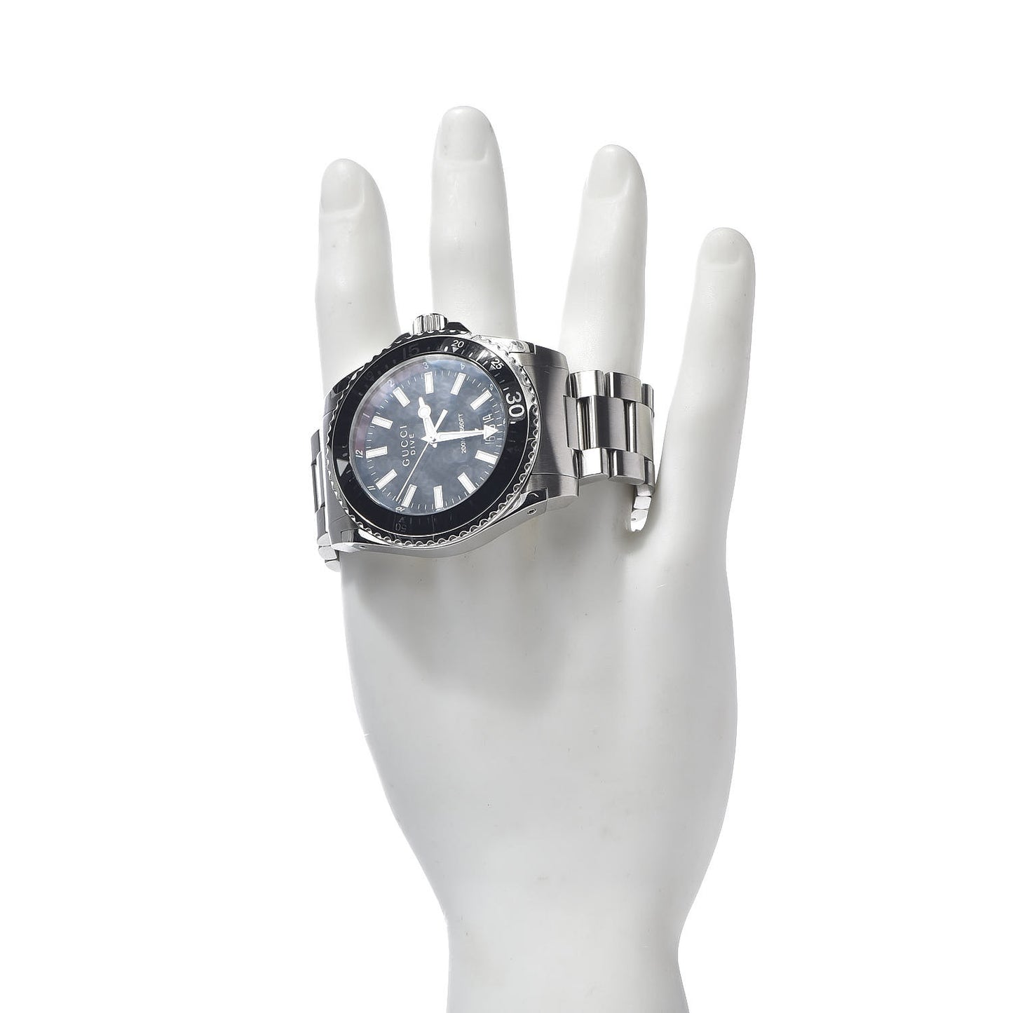 Stainless Steel 45mm Dive Quartz Watch Blue