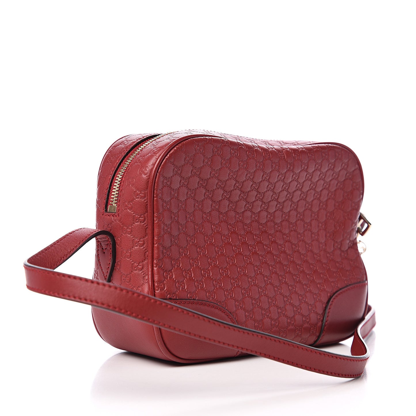 Microguccissima Mini Bree Messenger Bag Red