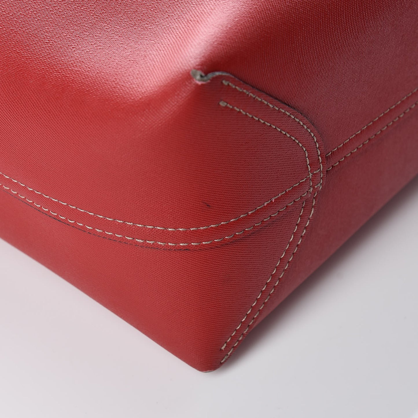 GG Supreme Monogram Medium Reversible Tote Beige Red