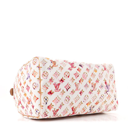 Louis Vuitton Watercolor Aquarelle Speedy 35 White 3 of 8