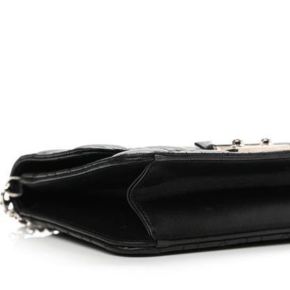 Christian Dior Lambskin Cannage Miss Dior Promenade Pouch Black 5 of 11