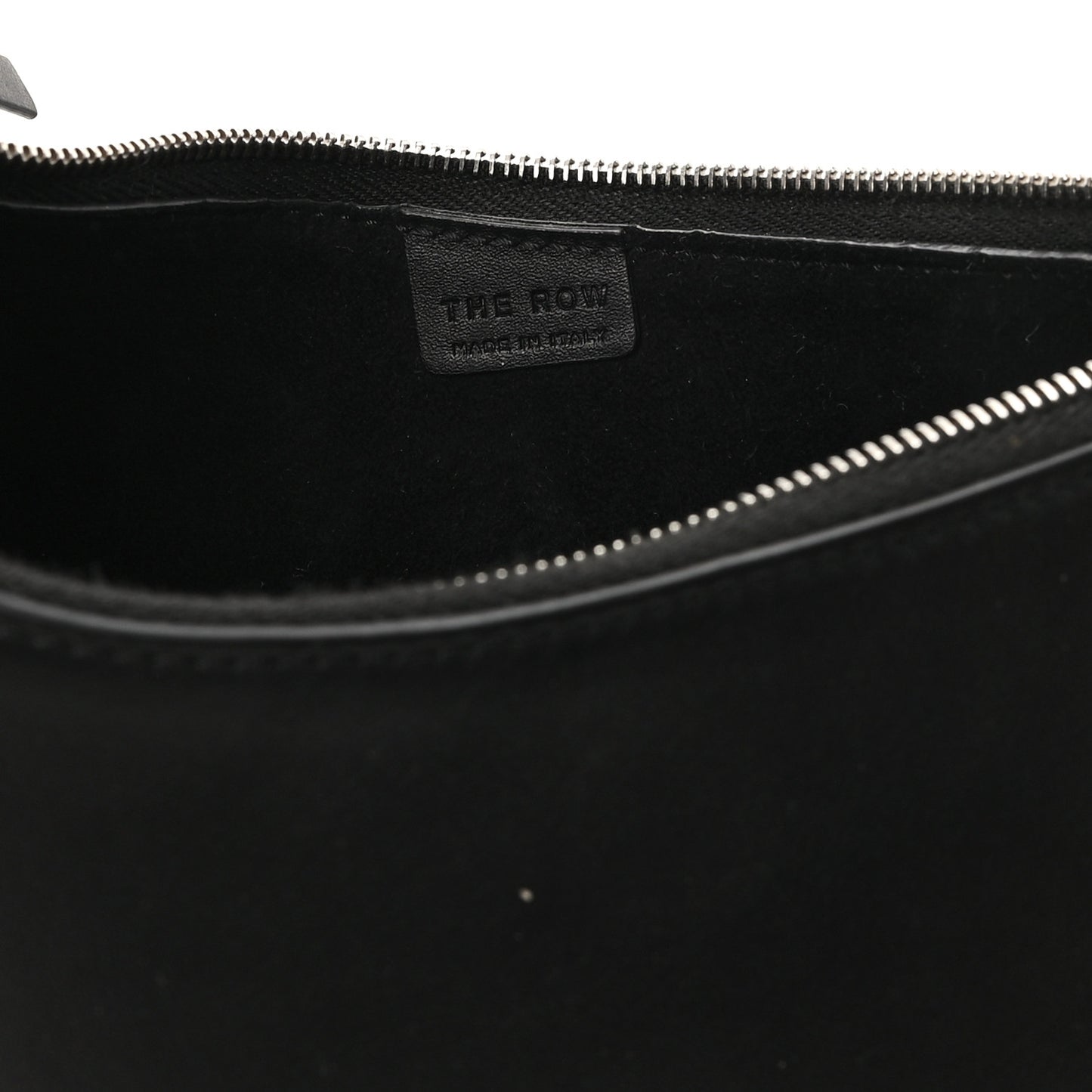 Smooth Calfskin Half Moon Shoulder Bag Black