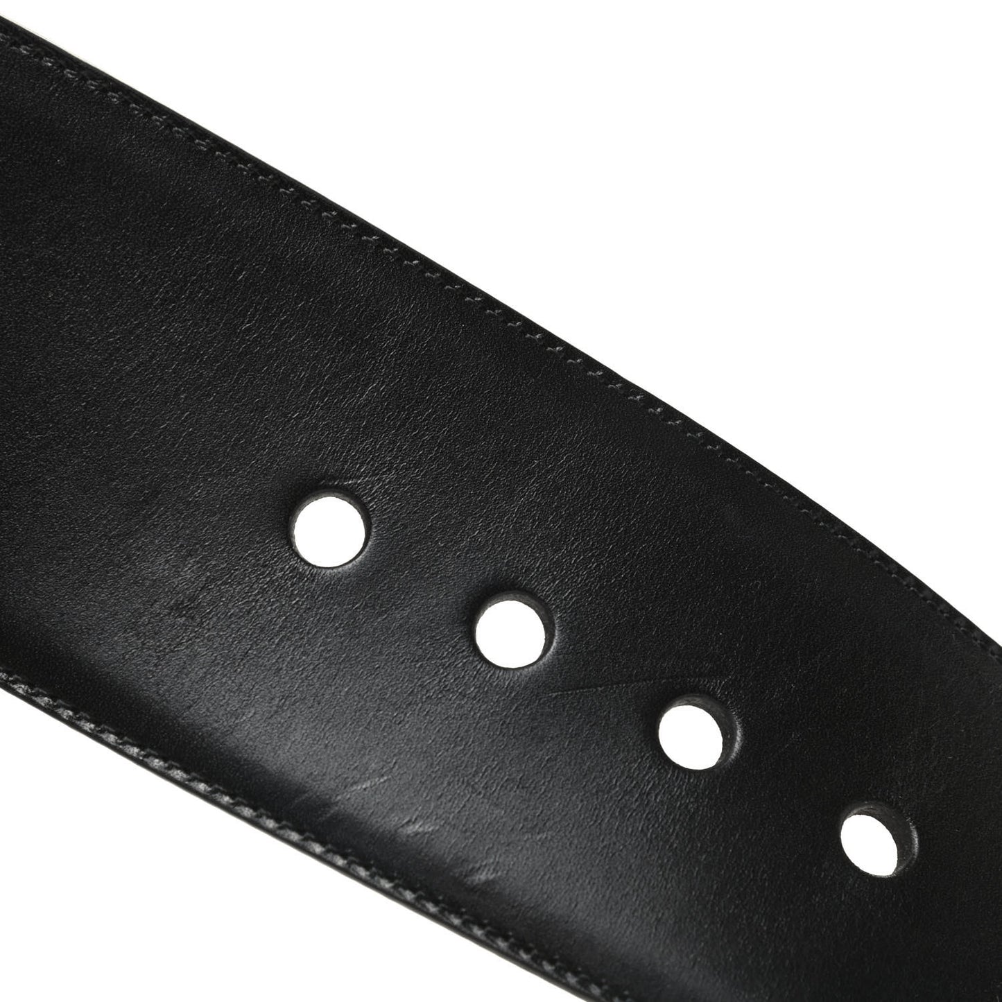 Calfskin Tribute Wide Belt 55 22 Black