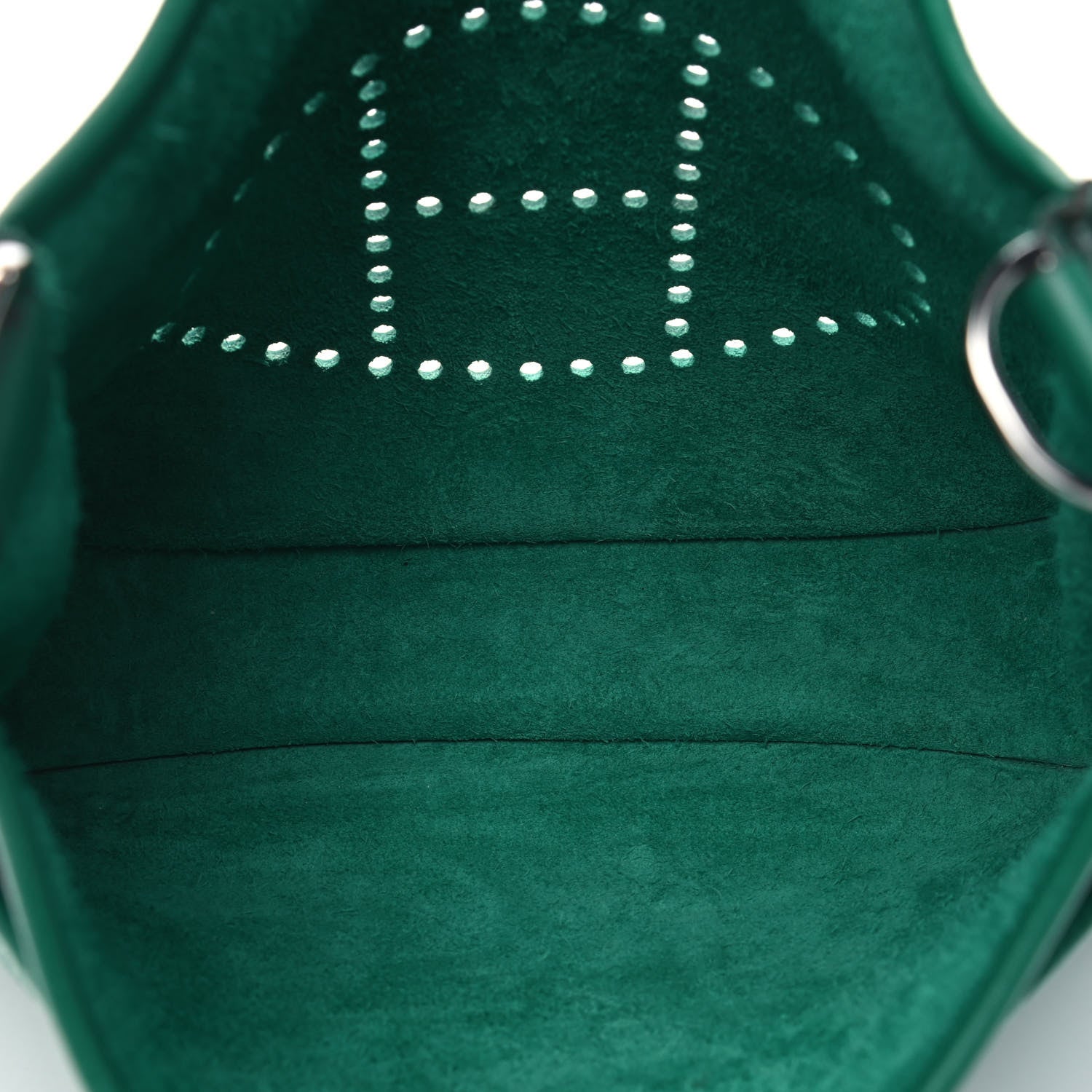 Hermes Taurillon Clemence Evelyne III PM Vert Vertigo Vert Fonce 4 of 4