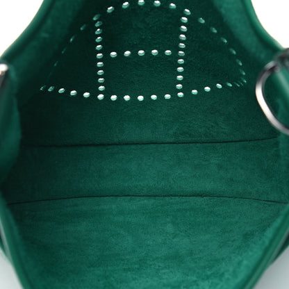 Hermes Taurillon Clemence Evelyne III PM Vert Vertigo Vert Fonce 4 of 4