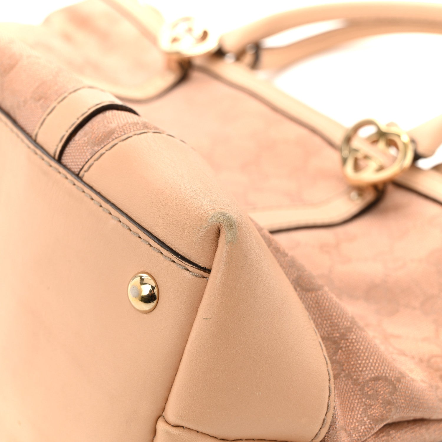 Gucci Metallic Monogram Small Lovely Heart Pink 11 of 15