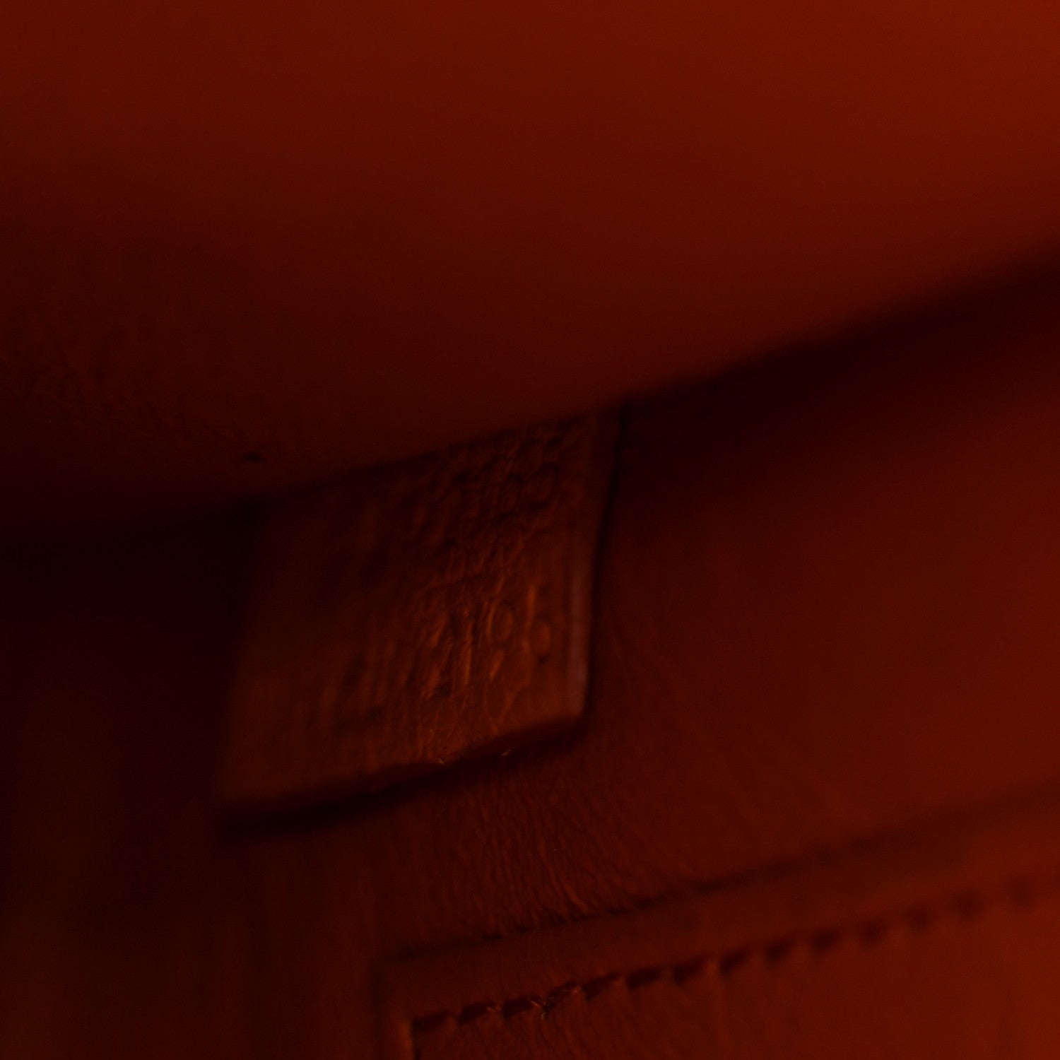Celine Goatskin Nano Luggage Orange 7 of 13