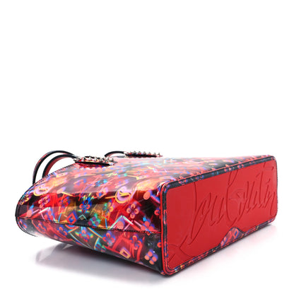 Christian Louboutin Patent Calfskin Small Discolaser Cabata Tote Multicolor 5 of 12