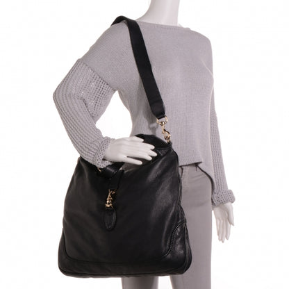 Gucci Calfskin Large New Jackie Hobo Black 2 of 7