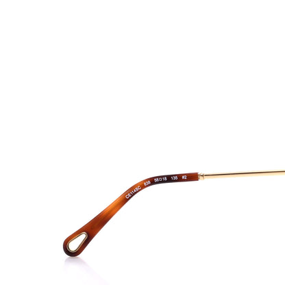 Chloe Oversized Round Carlina Oversized Round Sunglasses CE114SC Gold 6 of 7