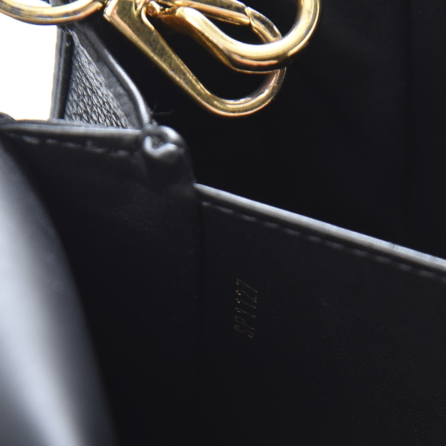 Louis Vuitton Grained Calfskin Vivienne NM Black 7 of 13