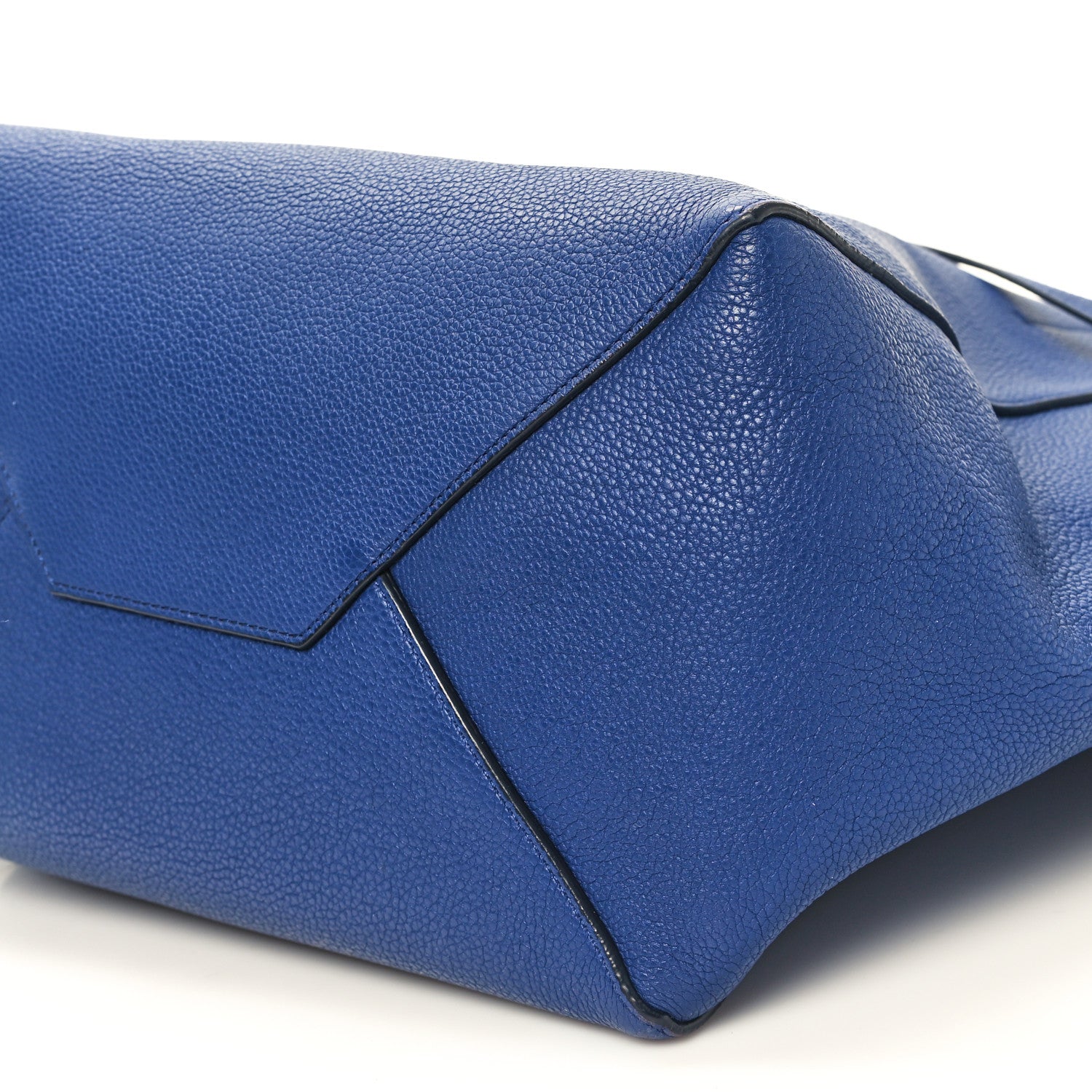Celine Soft Grained Calfskin Small Belt Cabas Phantom Deep Blue 9 of 10