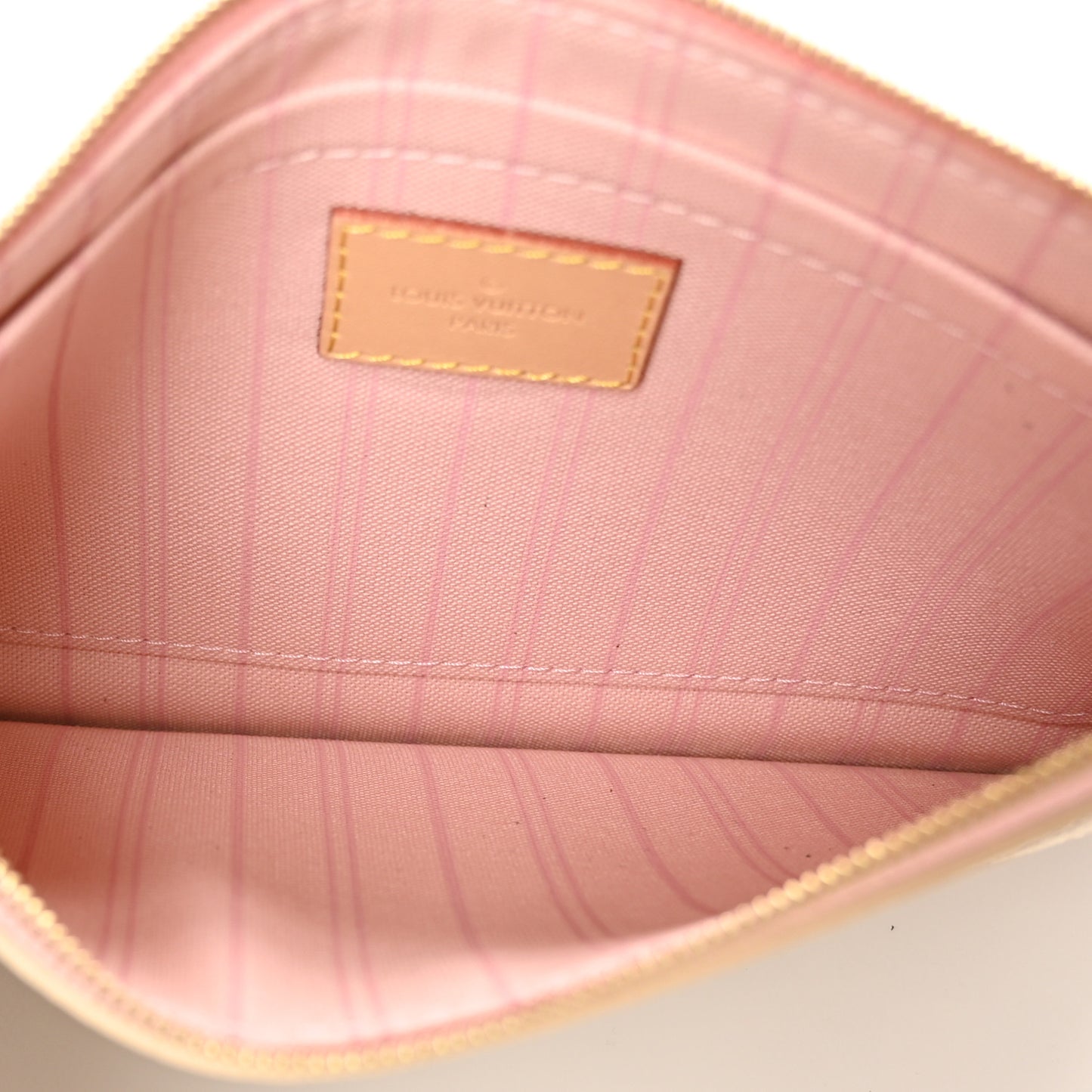 Damier Azur Neverfull MM GM Pochette Rose Ballerine