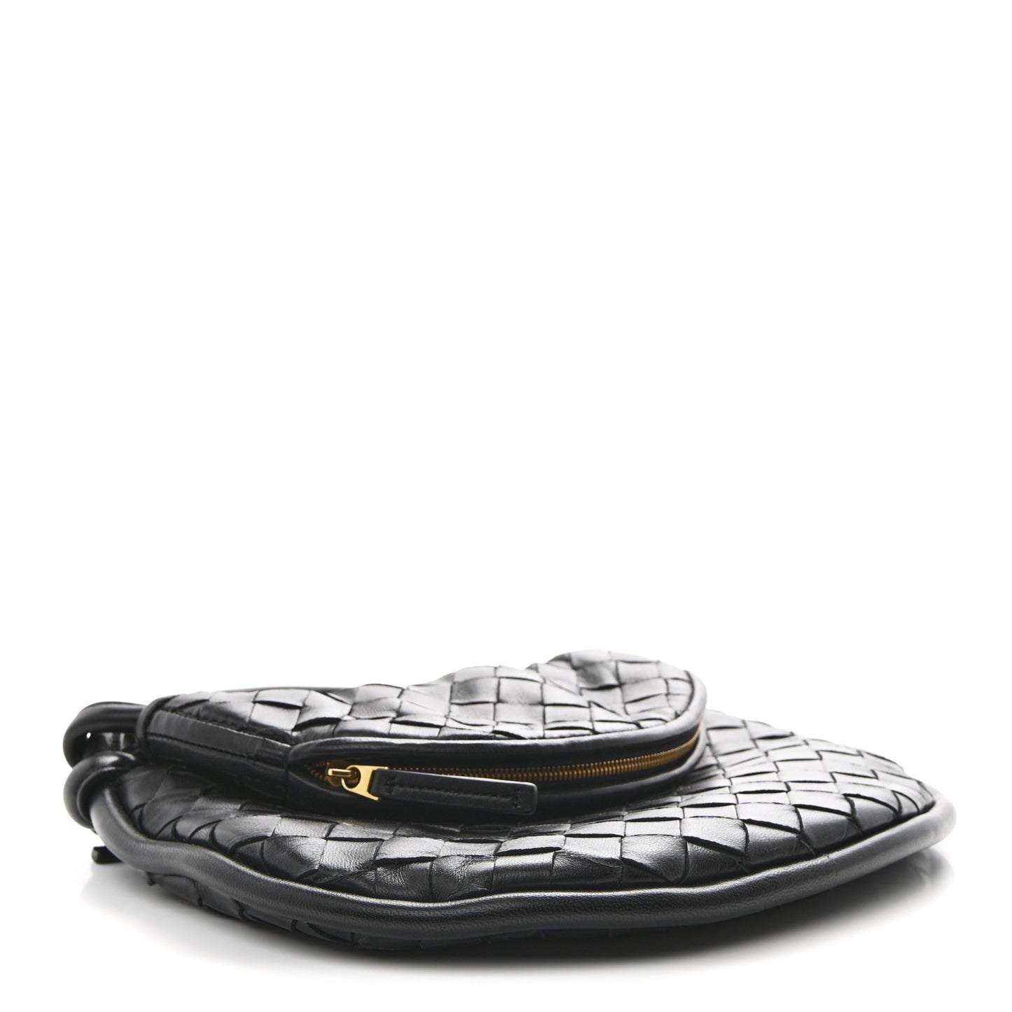 Nappa Intrecciato Small Gemelli Black