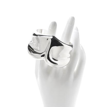 Tiffany Sterling Silver Elsa Peretti Zodiac Libra Cuff Bracelet 2 of 4