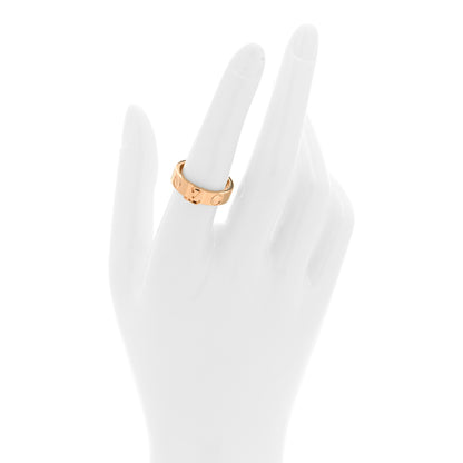 Louis Vuitton 18K Pink Gold Empreinte LV Ring 55 7.25 2 of 4